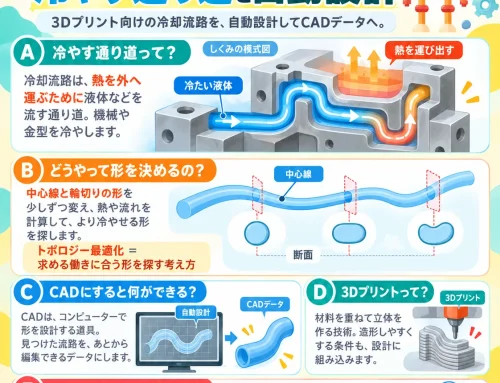 大阪大学が開発！冷やす通り道を自動設計
